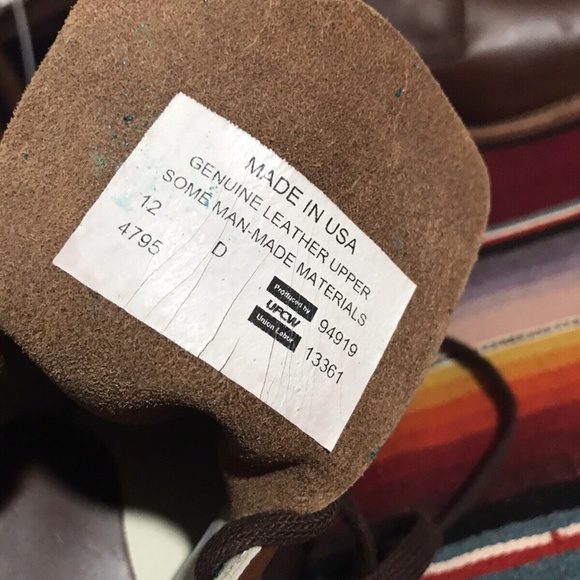 COPY - THOROGOOD Hand Bench Made Boots Men's Size 12 Brown NEW! RARE! - Picture 6 of 6